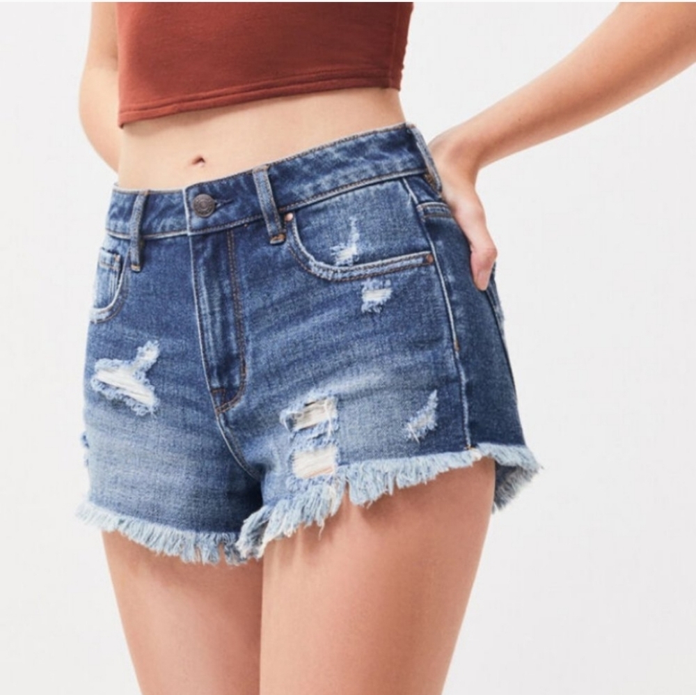 COPY - Pacsun High Rise Denim Festival Shorts